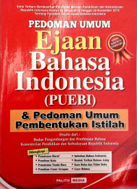 Image of Pedoman Umum Ejaan Bahasa Indonesia