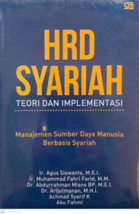 HRD Syariah ; Teori dan Implementasi