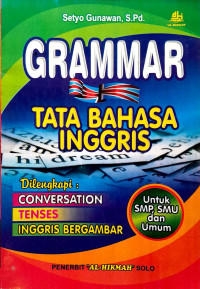 Image of Grammar Tata Bahasa Inggris